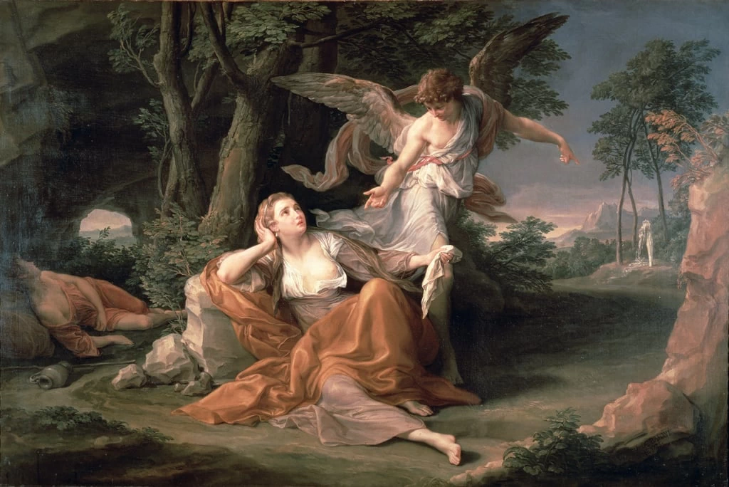 Agar nel deserto - Gallerie Nazionali Barberini Corsini, Batoni Pompeo
